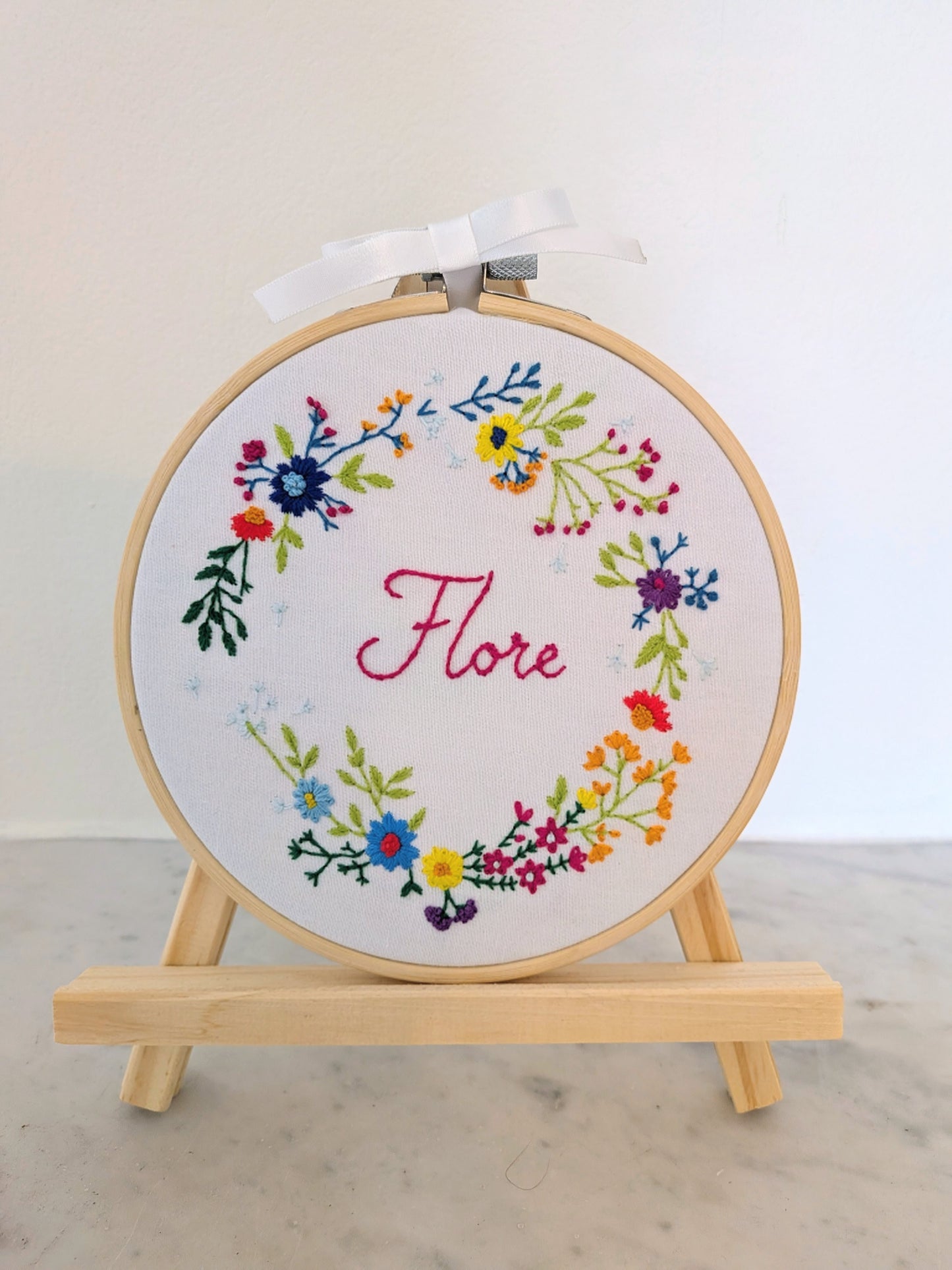 Couronne de fleurs sauvages