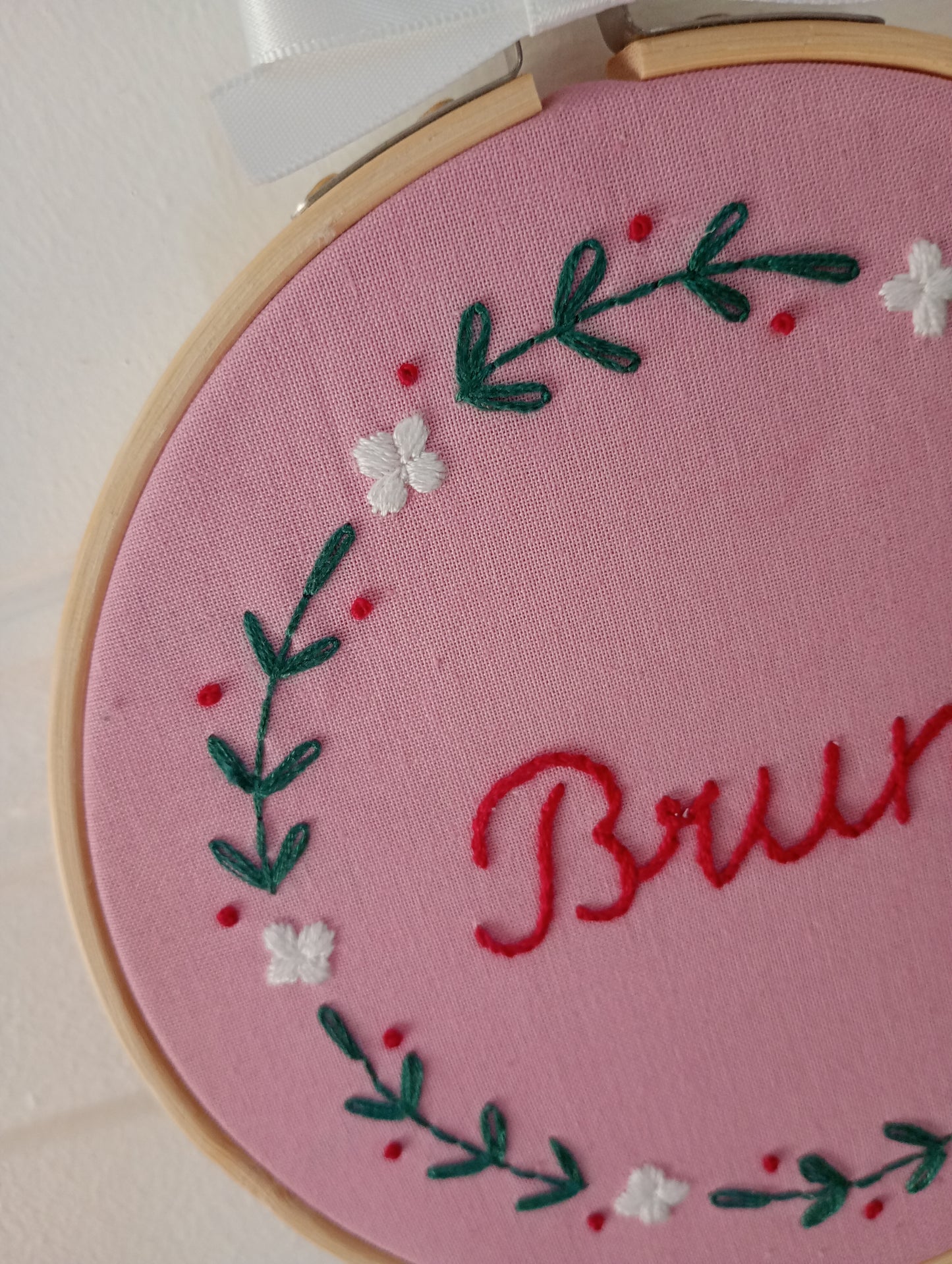 Couronne de fleurs Brune