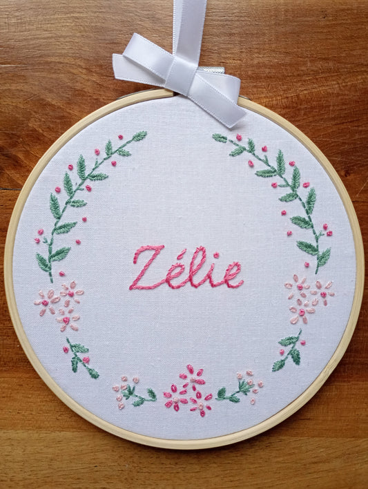 Couronne de fleurs Zélie