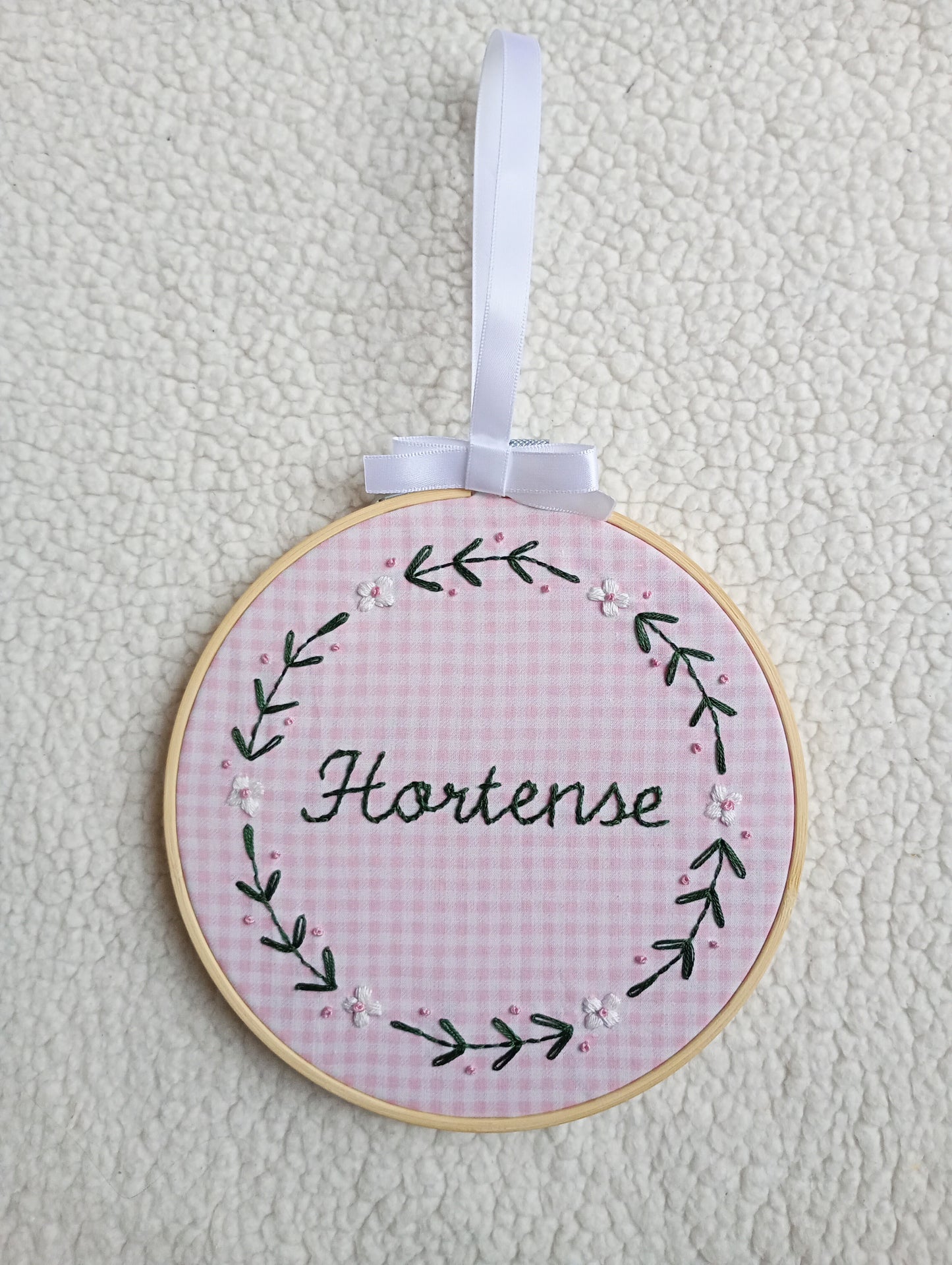 Couronne de fleurs Hortense