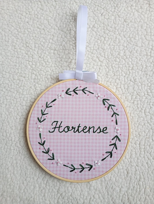 Couronne de fleurs Hortense